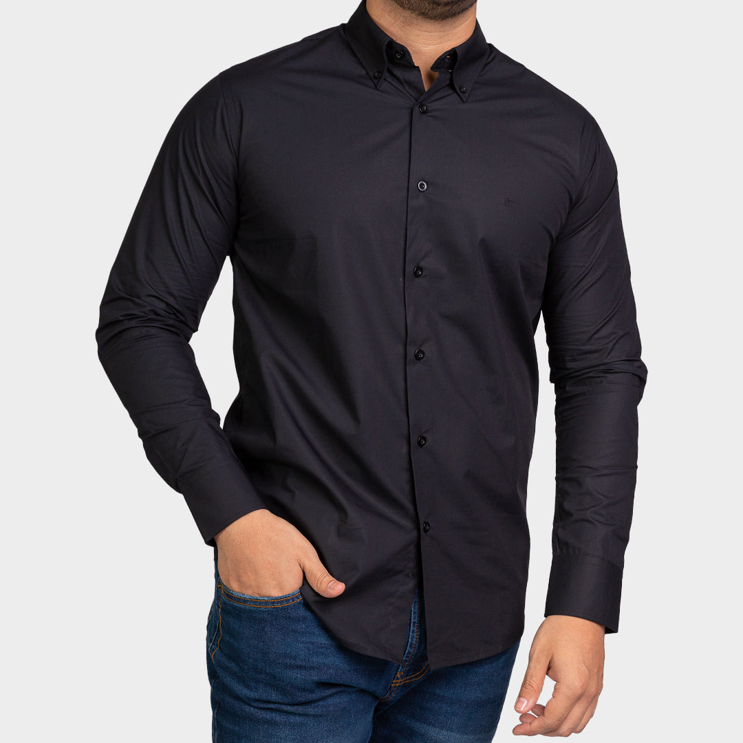 The Essential Long Sleeve Camisa Manga Larga para Hombre