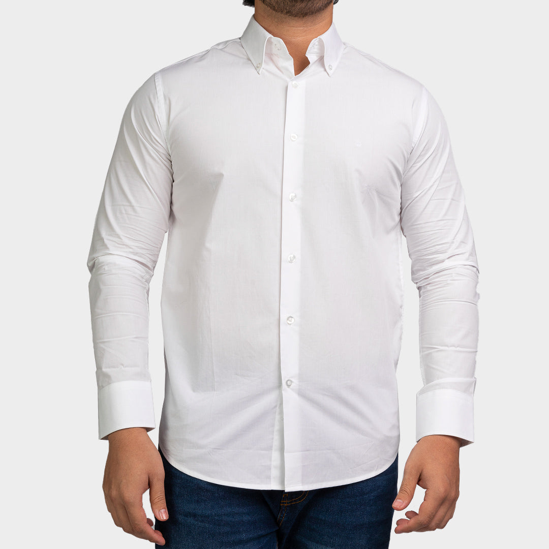 The Essential Long Sleeve Camisa Manga Larga para Hombre