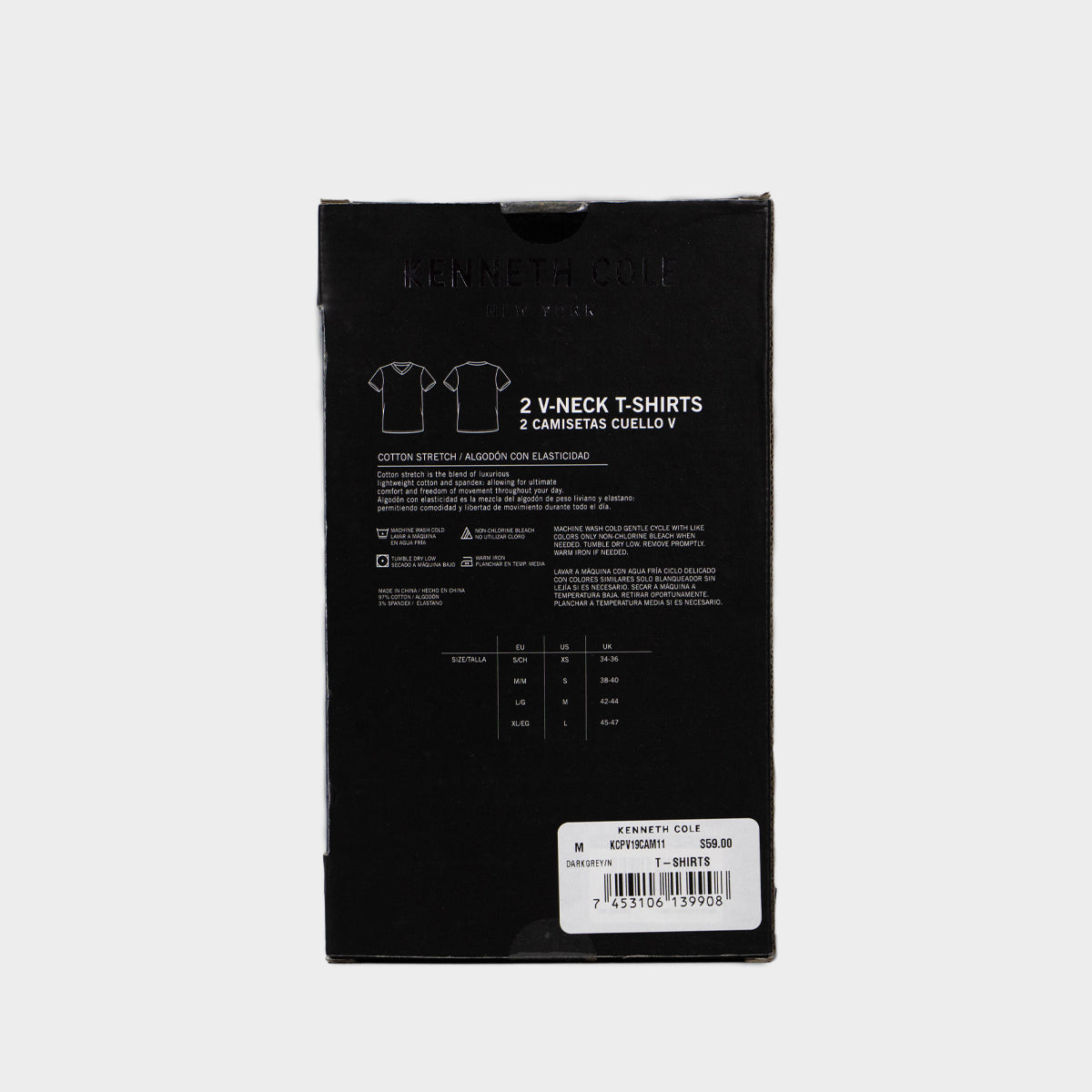 Ropa Interior Para Hombre - 2Pack T-Shirt Cuello V