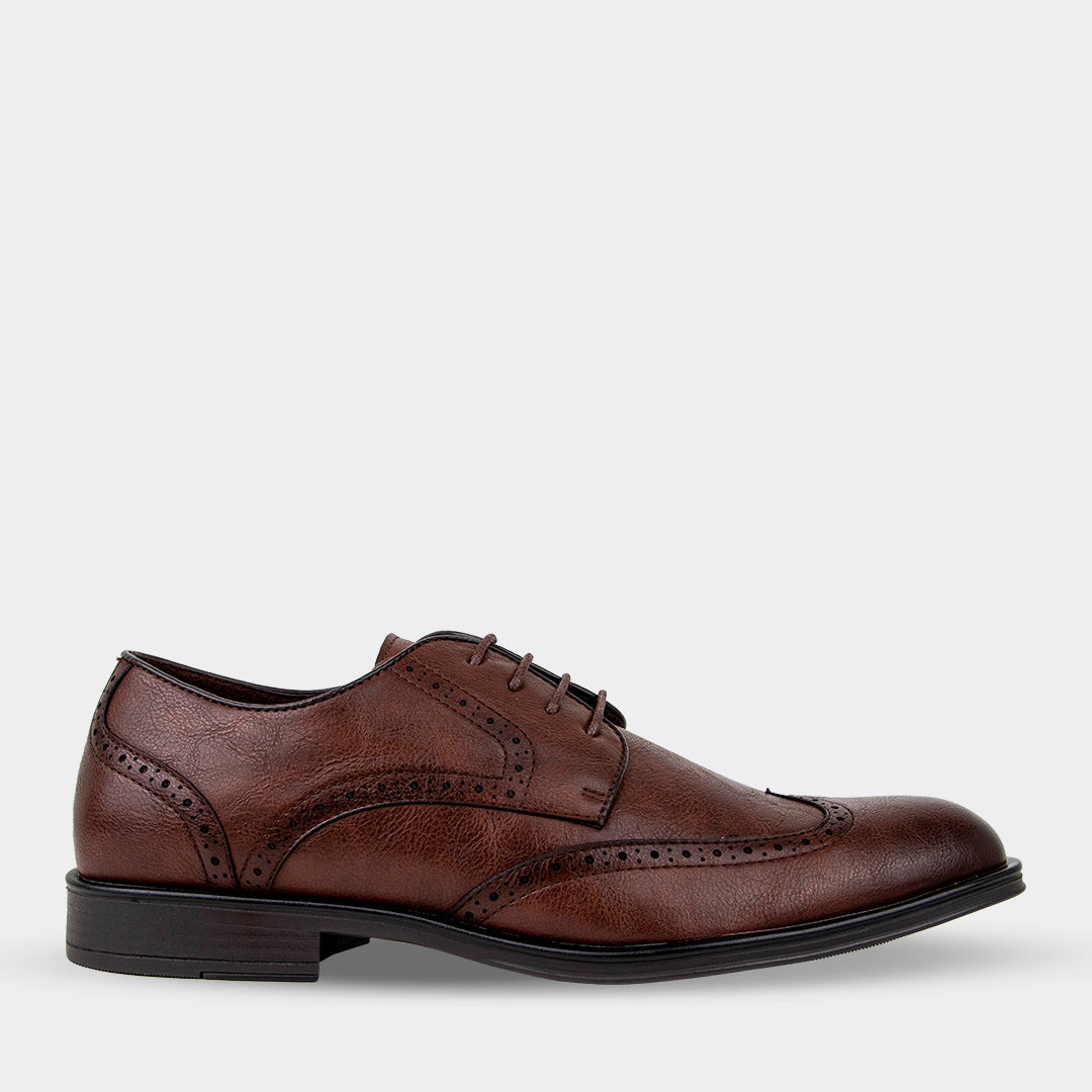 Global Wingtip Lace Up Calzado Para Hombre