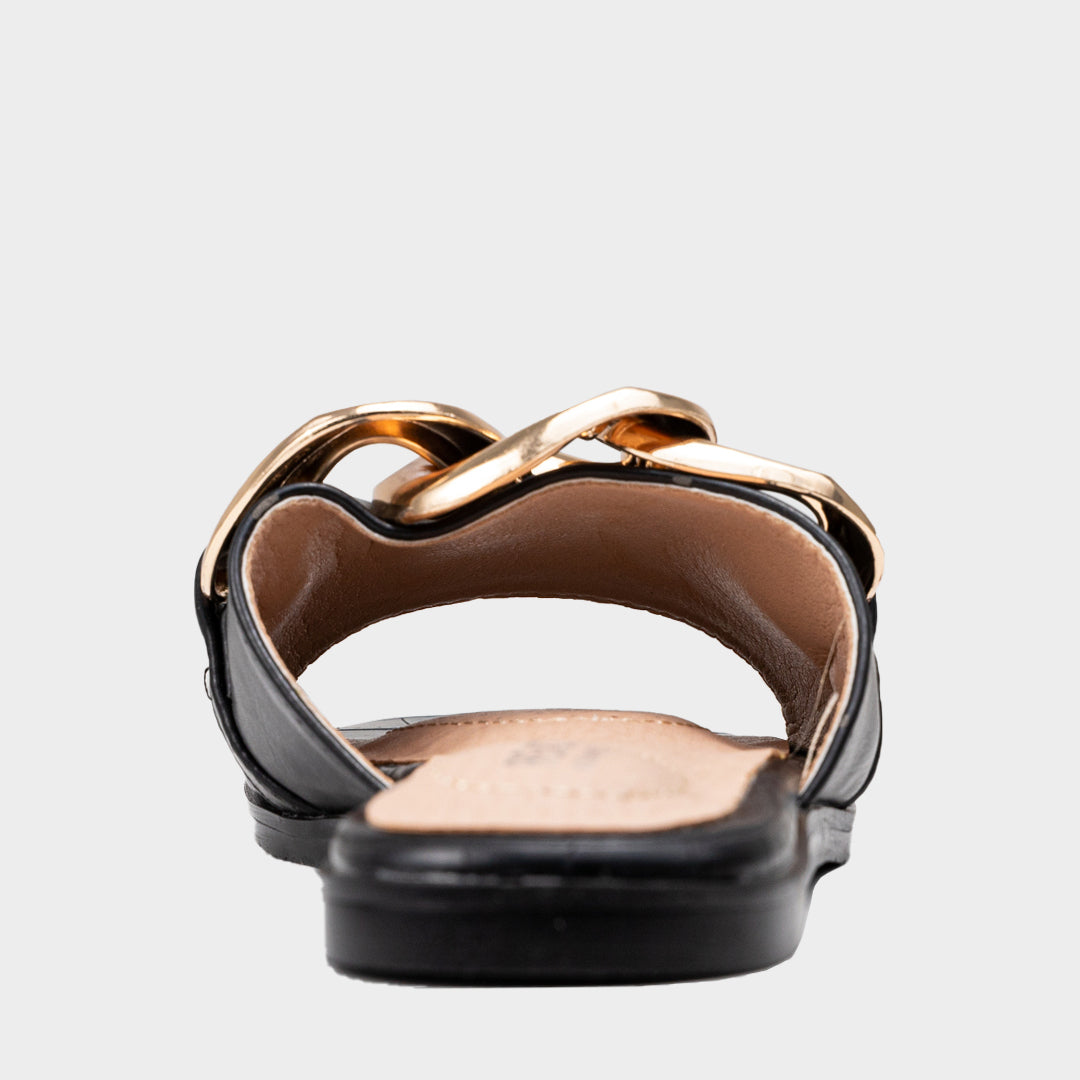 DAPHNE CHAIN SLIDE Sandalia Flat para Mujer