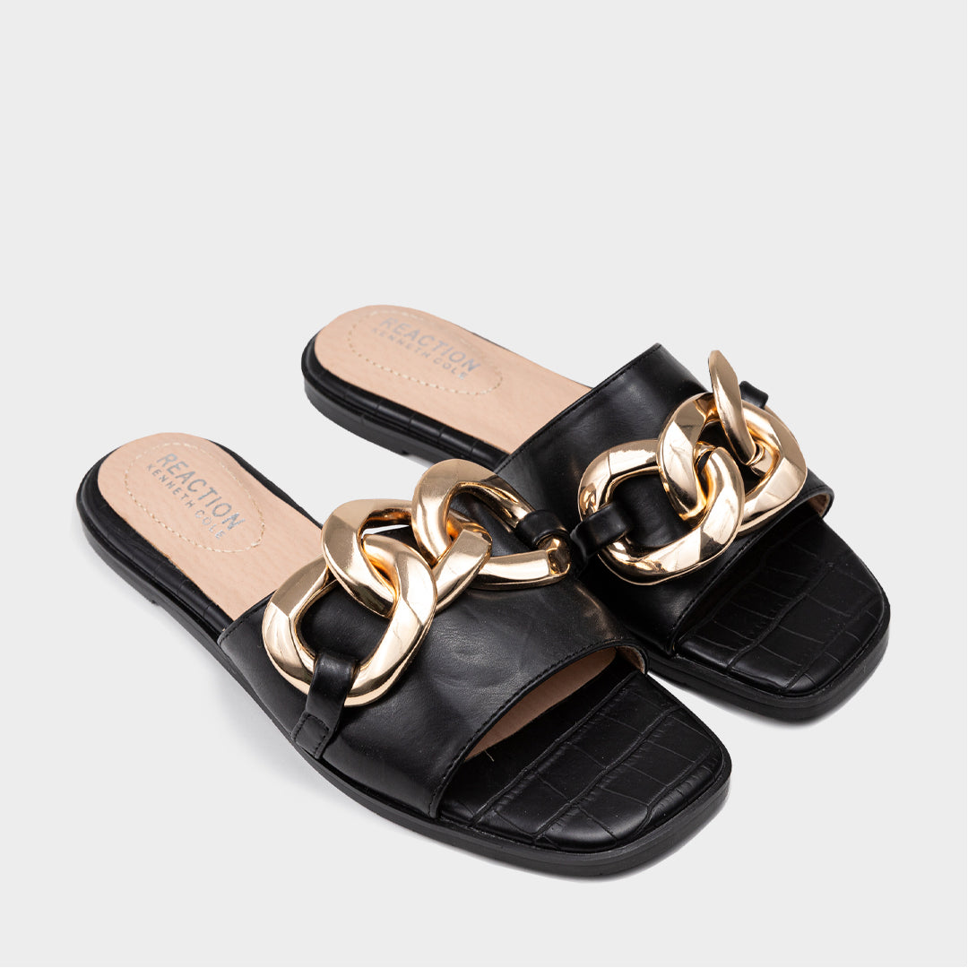 DAPHNE CHAIN SLIDE Sandalia Flat para Mujer