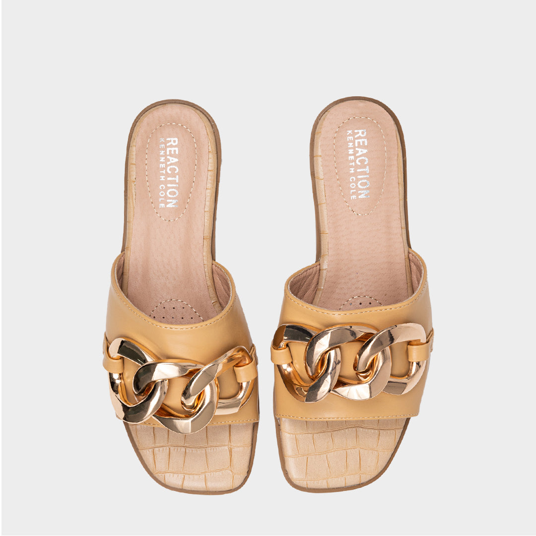 DAPHNE CHAIN SLIDE Sandalia Flat para Mujer