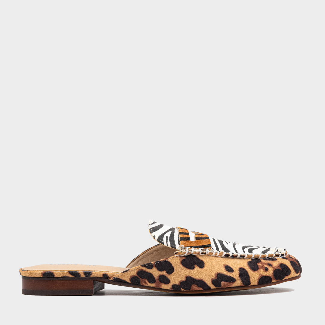 Maggie Mule Flat Mule Para Mujer